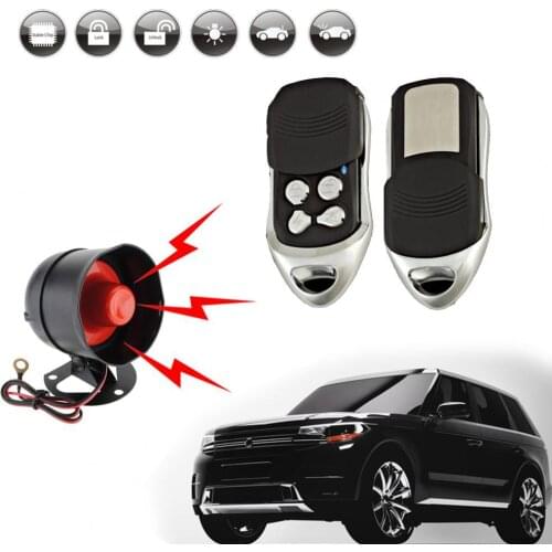 80% Hot Sales!! 802-8138 Car Alarm Mute-arming High Sensitivity ABS Security Emergency Alarm System for Automobile