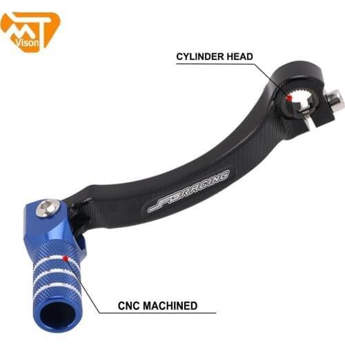 Motorcycle Aluminum Gear Shifter Shift Pedal Lever For Yamaha YZ250F YZ450F 2014-2021 YZ250FX 2020 YZ450FX 2016-2021 WR250F 2020