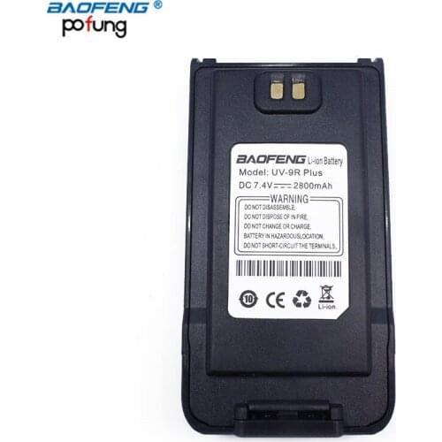 Baofeng UV-9R Plus DC 7.4V 2800mAh Li-ion Battery for Baofeng Waterproof UV9R Plus Walkie Talkie