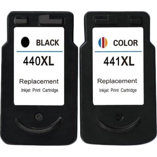 2pcs LuoCai Compatible Ink Catridges For Canon PG 440 CL 441 PG-440 CL-441 PG440 CL441 PIXMA MG2180 MG3180 MG4180 Inkjet Printer