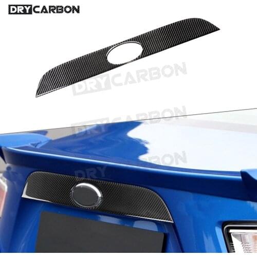 For Toyota GT86 FT86 ZN6 For Subaru BRZ 2013-2020 Rear Boot Trunk Emblem Badge Carbon Fiber Cover Trim Protector Sticker