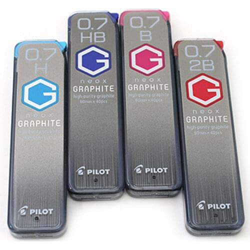 LifeMaster Pilot Neox High-Purity Graphite Pencil Lead - 0.7 mm H/HB/B/2B For Mechanical Pencil Writing Supplies