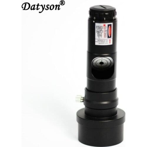 Datyson Red Dot Laser Collimator 1.25'' Metal 7 Bright Levels Triple Cemented Lens with 2" Adapter for Reflector Telescope
