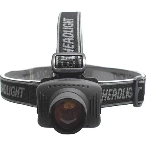 Zoomable LED Headlight Q5 Waterproof Bike Head Light Torch 3 Modes Headlamp Frontal Flashlight Lantern By 3* AAA Battery