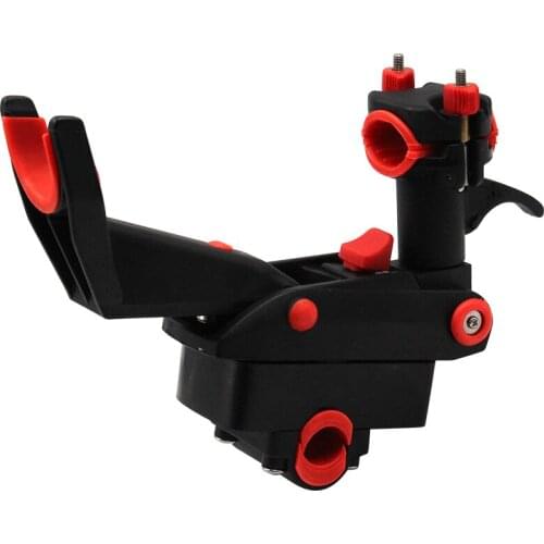 Multi-function Fishing Support Rod Holder Bracket Kayaking Yacht Fishing Tackle Tool 360 Degrees Rotatable With Screws For Boat