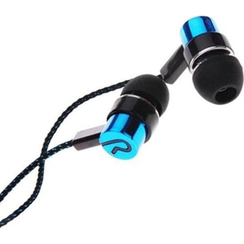 3.5mm In-Ear Earbud Headphones Wired Stereo Braid Cord Earphone Gaming Headset for iPhone Samsung