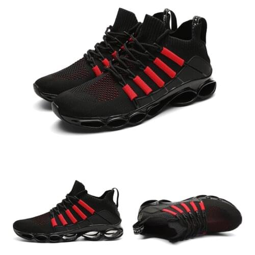 New Blade Shoes Fashion Breathable Male Sneaker Running Shoes 46 Large Size Comfortable Sports Men Shoes 47 Jogging Casual Shoes