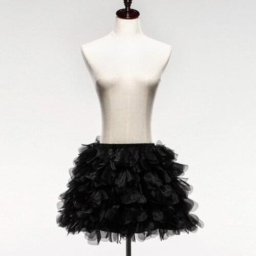 2018 New Short Tulle Petticoat Crinoline Wedding Bridal Petticoat for Women Dress Cupcake Dress Underskirt Tutu