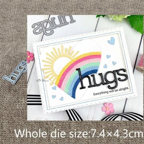 New Design Craft Metal stencil mold Cutting Dies letters decoration scrapbook die cuts Album Paper Card Craft Embossing