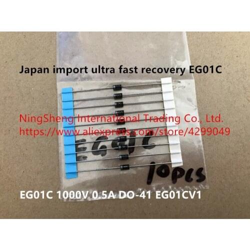 Original new 100% ultra fast recovery EG01C 1000V 0.5A DO-41 EG01CV1 stabilized power