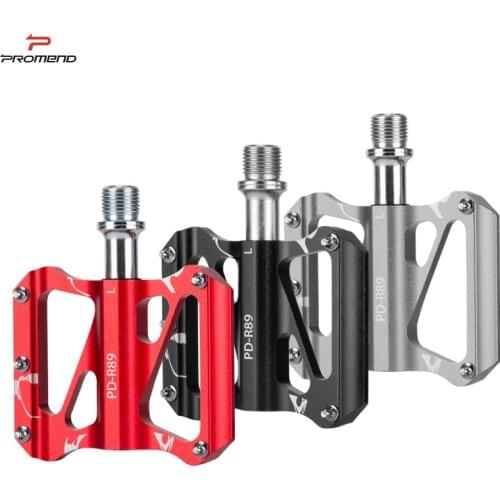 PROMEND Road Bike Pedals 3 Bearings Aluminum Alloy Bicycle Pedal Light Weight bike Accessory