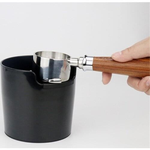 Full New Coffee Residue Bucket Grind Waste Bin Knocking Slag Box ABS Coffee Knock Box Grind Container Recycling Bucket Trash