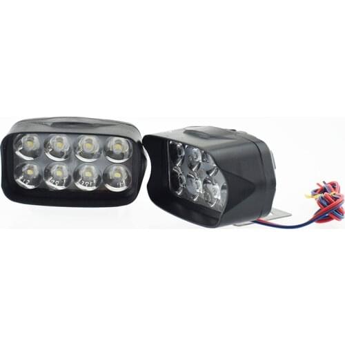 Motorcycle headlights LED bulb 12v 12w Motorbike auxiliary lights 6000k super bright Fog lamp spotlights Moto headlamp work lamp