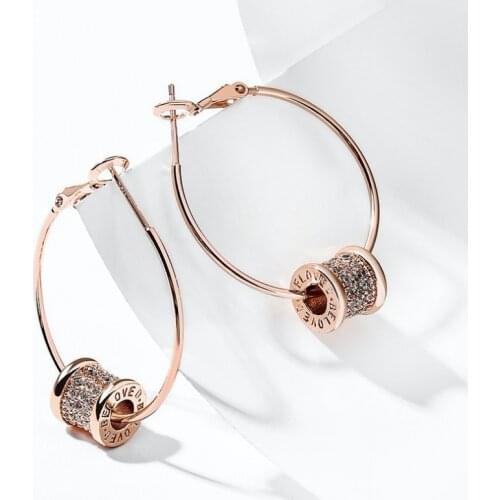 Серьги-кольца WOOQW China At AliExpress