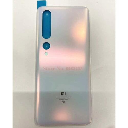 100% Original Back Battery Cover For Xiaomi 10 pro mi10pro Rear Housing Door Back Cover Case Shell Replacement