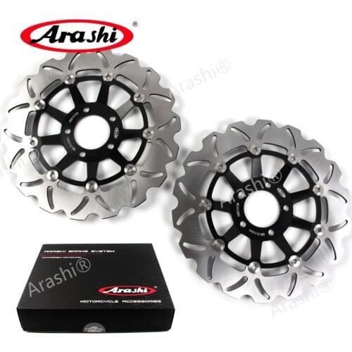 Arashi 1 Pair For SUZUKI GSX R LIMITED EDITION 750 1989-1990 Front Brake Disc Rotors 1989 1990 GSXR750 GSX-R GSX750R GSXR1100