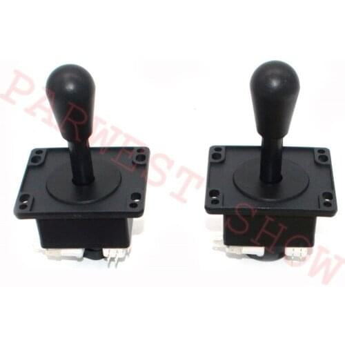 Free shipping 2pcs HAPP Black/Red Arcade Joystick with Mirco Switch 4 Way/8 Way Amercian Joystick for Arcade Jamma MAME