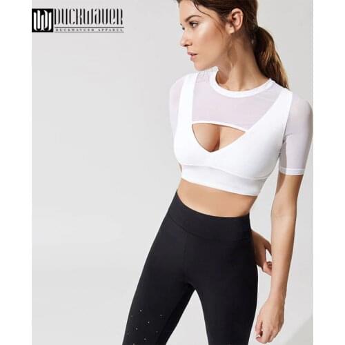 Women Mesh Push Up Sports Bra with pads Breathable Shockproof Fitness Yoga Bra for Running workout Vest Gym Bra