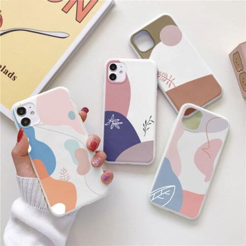 For Samsung Galaxy S20 S21 FE Ultra S9 S10 Plus A71 A70 A72 A21S A32 A02S A10 A12 A31 A40 A51 A50 A52 TPU Abstract Graffiti Case