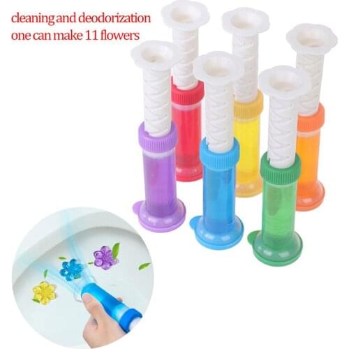 Toilet Deodorant Cleaner Flower Aromatic Toilet Gel Toilet Fragrance Remove Odors Household Aromatic Deodorant Bathroom Cleaning