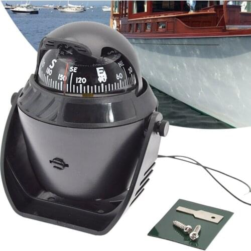Wiring With Led Luminous Effect Of The Marine Compass, Car Marine Weak Magnetic Instrument Compass Boat Compass LC-760