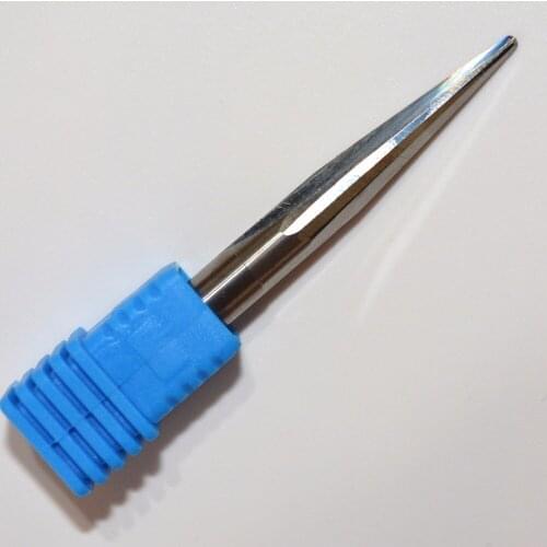 6mm*8degree*R1.0*70L,Freeshipping CNC solid carbide End Mill,woodworking router bit,taper ball nose milling cutter,relief tool
