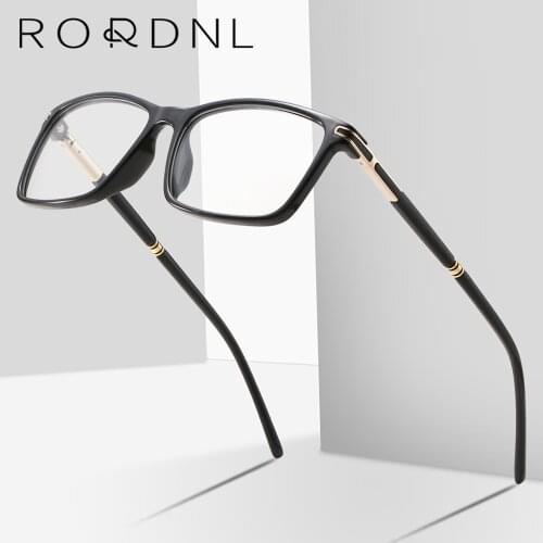Square Optical Eyeglasses Frame for Men Myopia Prescription Glasses Frame Male TR90 Business Style Spectacles Frame Brand Custom