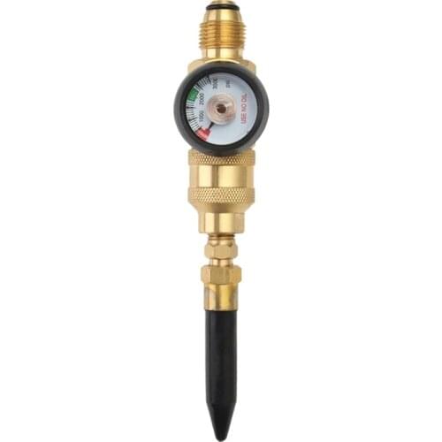 Helium Tank Latex Balloon Inflator Regulator With Gauge For G5/8 Tank Valves