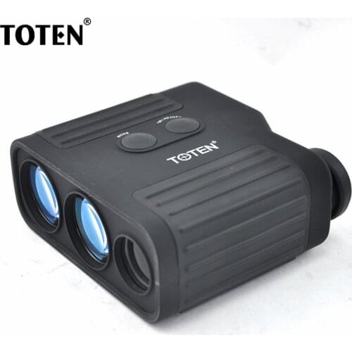 TOTEN 7X25 1500m Laser Binocular Rangefinder Dual Launcher Eyepiece Meter Measured Shooting Range Finder Telescope Golf Hunting