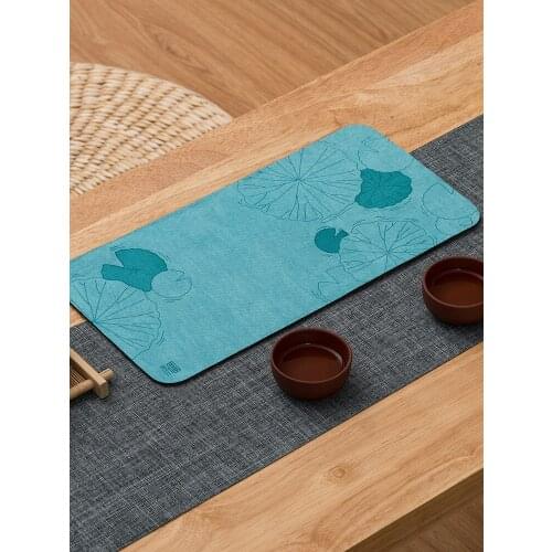 Multifunctional Absorbent Tea Set Tea Towel Tea Making Fabric Tea Ceremony Serving Tea Table Small Tea Mat Dry Pour Mat