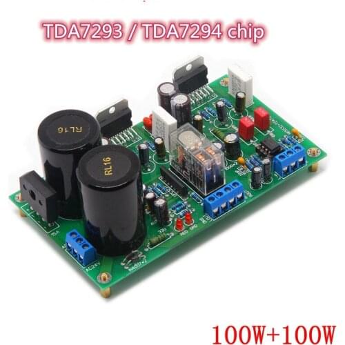 New TDA7293 / TDA7294 100W+100W 2.0 Channel Stereo Audio Amplifier Board With Protection Circuit