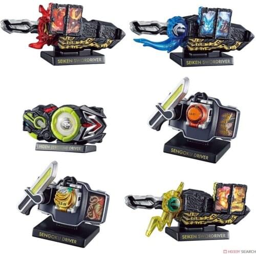 Bandai Genuine CANDY TOY Kamen Rider HYPER DETAIL GEAR Mini Belt SEIKEN SWORDDRIVER SENGOKU DRIVER Action Figure Ornaments Toys