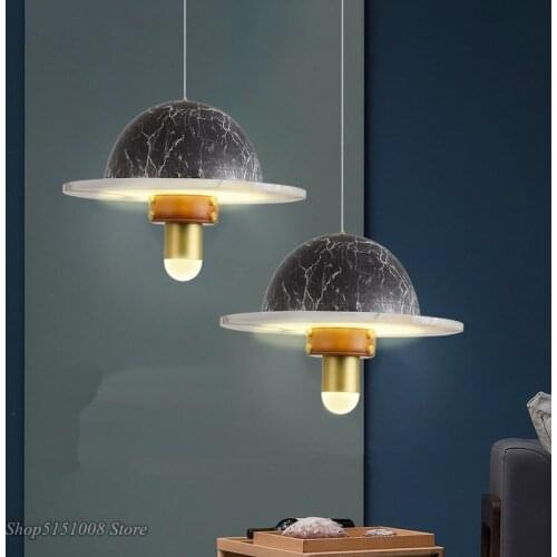 Post-modern cosmic UFO pendant lights Nordic creative restaurant Hanging Lamp clothing store designer model room Decor Fixture