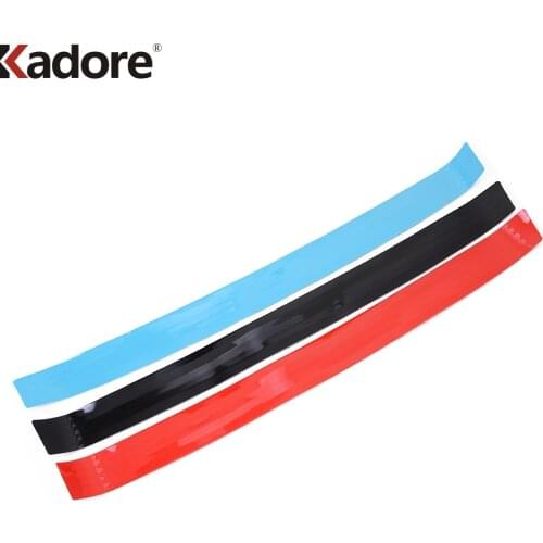 For Kia Sportage Rio K2 K3 K4 K5 Optima Cerato Forte Sorento Soul Rear Bumper Protector Door Sill Cover Trim Car Rubber Sticker