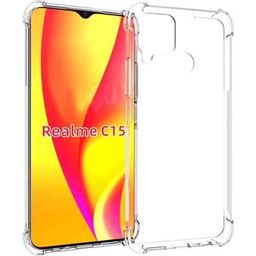 Antiskid Silicon Soft Case For Realme X3 SuperZoom C15 C12 C11 V5 Find X2 Neo Lite Soft Back Cover Case