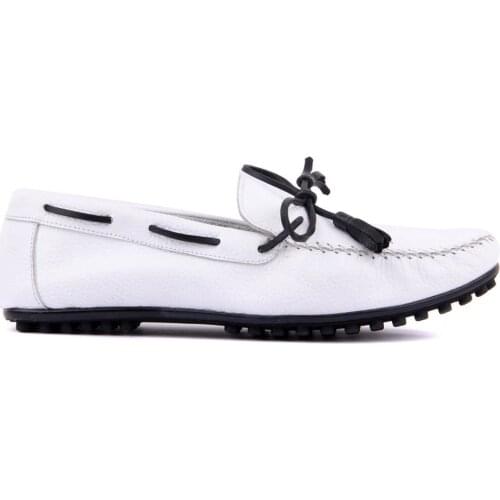 Sail Lakers -Genuine Leather 2020 Men Shoes Daily Shoe Black White Mens Footwear Size 40-44 Made in Turkey