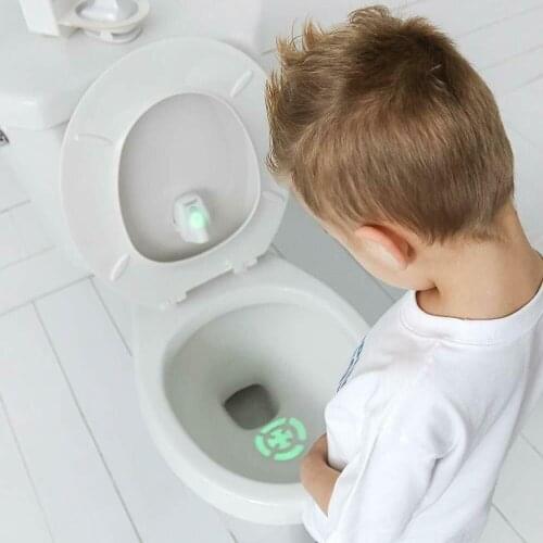 Toddler Target Toilet Potty Night Light Training Learning Easy Fast Fun Motion Sensor Activated Projection Lamp