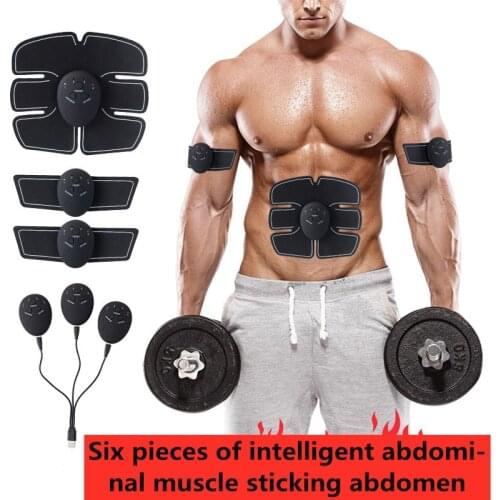 EMS abdominal muscle fitness machine intelligent electric trainer bodybuilding fitness machine abdominal/arm training sports