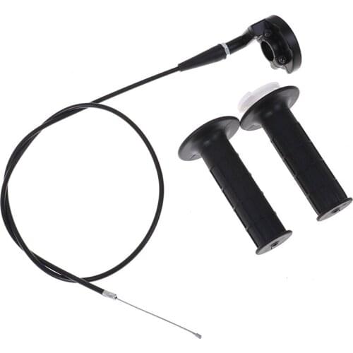 1set Hand Grip with Throttle Motorcycle Grips Twist Cable Handle Throttle Clamp