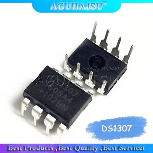 10PCS DS1307 DIP8 DS1307N DIP8 DIP new and original IC