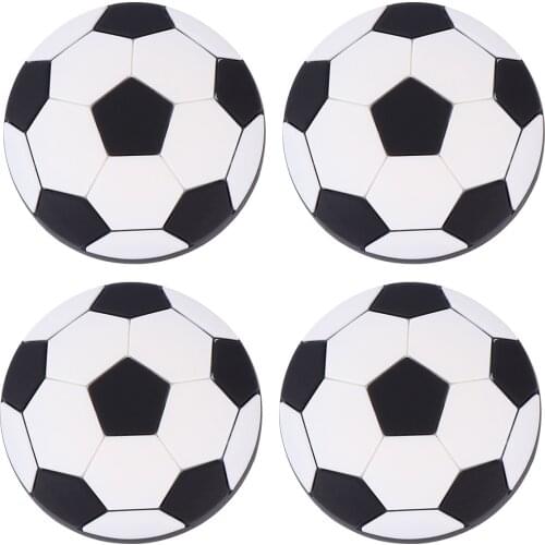 4 Pcs Door Knob Soft Football Round Edge Durable Pull Handle Wardrobe Handle for Kids Room