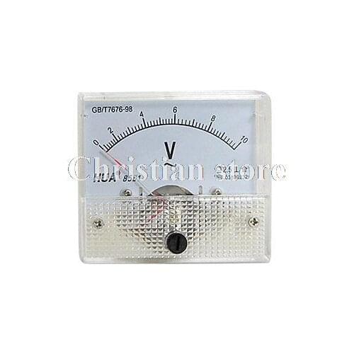 AC 0-5/10/20/30/50/75/100/150/250/300/350450/500/600/1K V Analog Volt Voltage Voltmeter Meter Panel 85L1