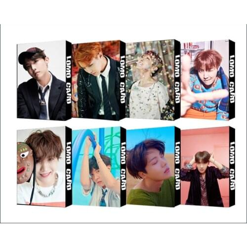30pcs Kpop Bangtan Boys Album JHOPE New Map SOUL PERSONA Boy LUV Lomo Cards Postcard Self Made Photo Fan Gift