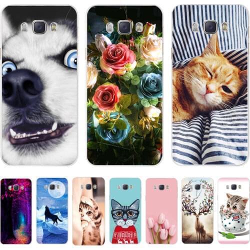 Phone Case For Samsung Galaxy J3 J5 J7 2016 Case J320 J510 J710 Cover Painted Silicone Case For Coque Samsung J3 J5 J7 2016 Case