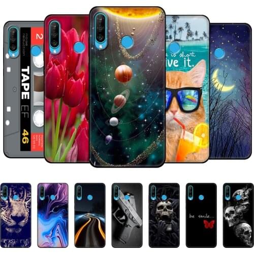 For honor 20s case silicon tpu soft phone cover for honor 20 S back bumper etui coque full protection black tpu case
