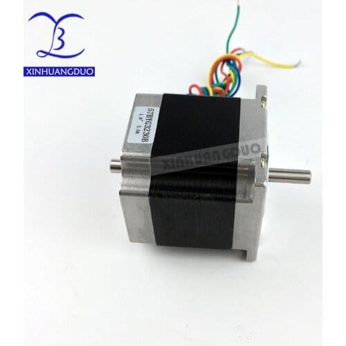 CNC Stepper motor Dual Shaft 57x56 NEMA 23 stepper motor 3A 1.26N.m double shaft stepping motor 180Oz-in For CNC machine