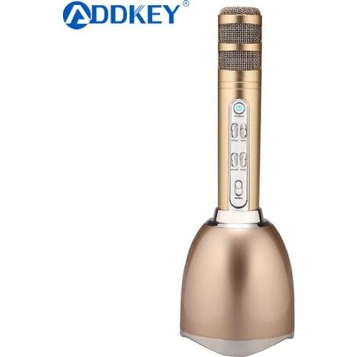 Karaoke Microphone Wireless Bluetooth Speaker Handheld Music Player KTV Singing Support IOS Android Handheld Karaoke Portable