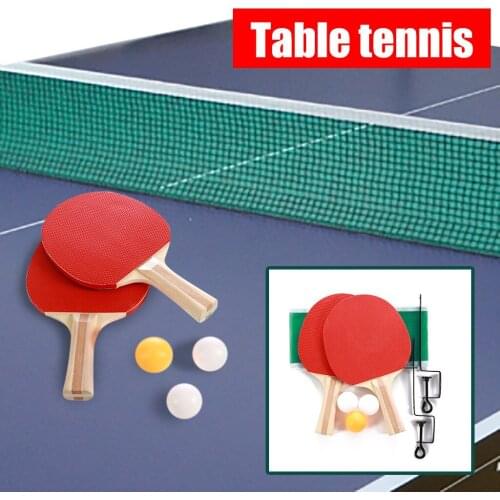 Indoor Indoor Games Sport Portable Table Tennis Net Bracket Ping-pong Paddles Kit Set Gym Sports Accessories Dropshipping
