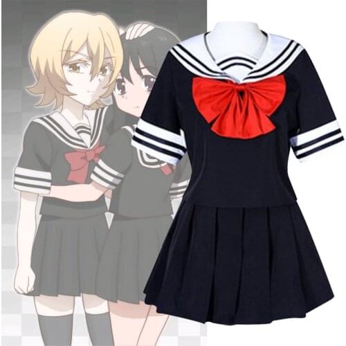 Anime Magical Girl Shoujo Site Cosplay Costumes Asagiri Aya Yatsumura Tsuyuno Cosplay Site School Sailor Dress Outfit