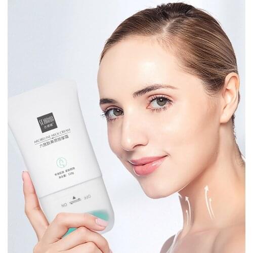 110g Hexapeptide Beauty Neck Cream Moisturizing Body Cream Massage Cream Double Roller Neck Wrinkle Removal Cream Neck Care